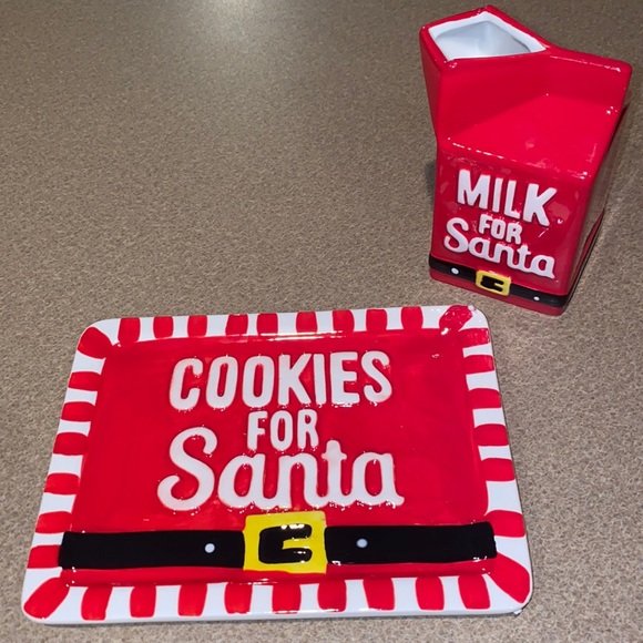 Other - Cookies & Milk for Santa set 🎅